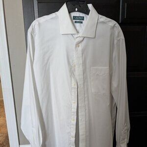 Men's Ralph Lauren Button Up Dress Shirt 17 34/35, XL